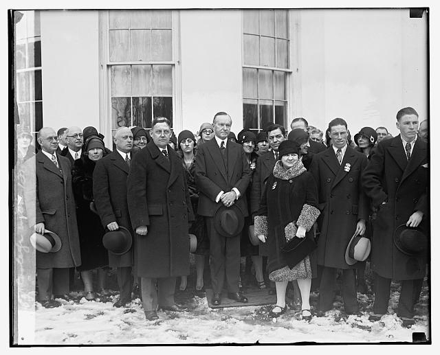 Coolidge with Brooklyn Chamber of C., [2/23/29]