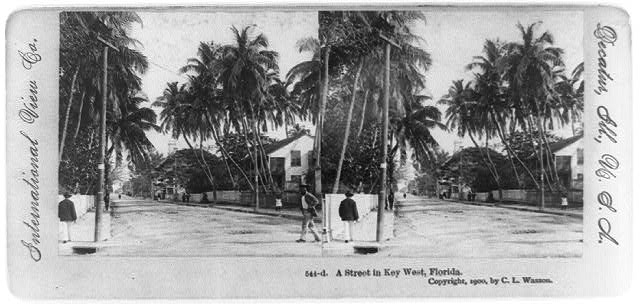 A street in Key West, Florida