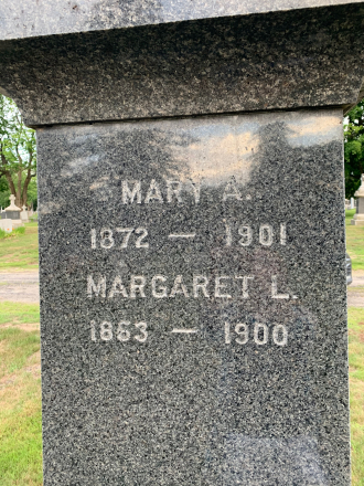 Mary G. "Minnie" (Clancy) O'Hare --gravestone