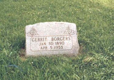 Headstone, Gerrit Borgers