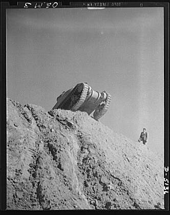 Testing M-4 tanks. A battleship of the land, one of...