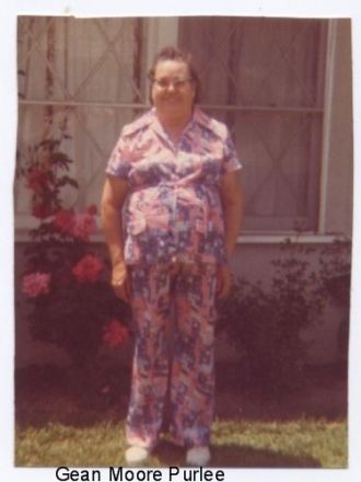 Alva D. Gean Moore Purlee