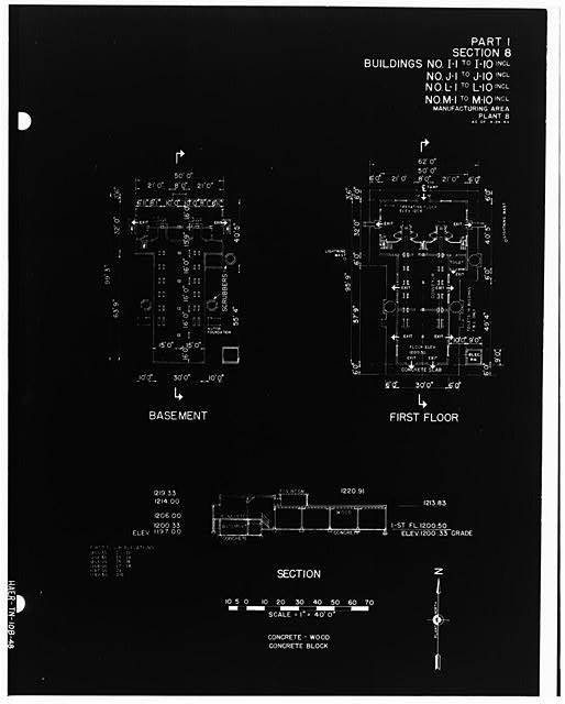 48. Photograph of a line drawing. 'PART I, SECTION 8,...