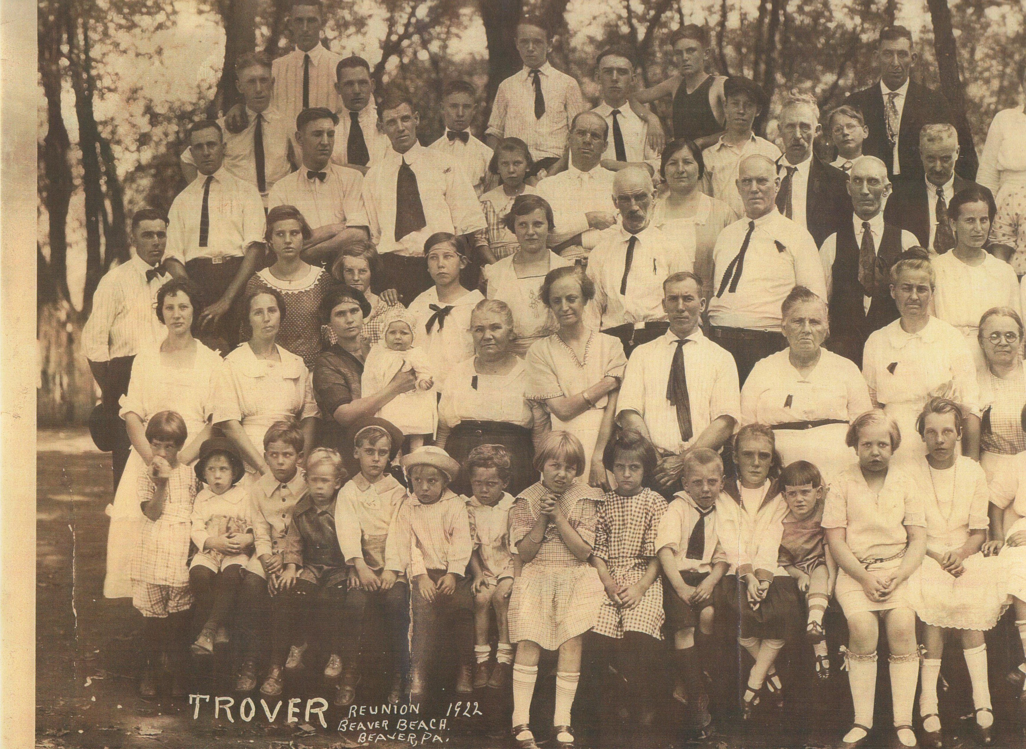 Trover family reunion 1922 (1)