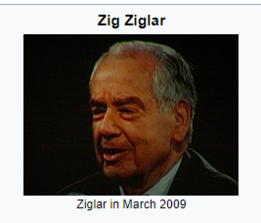 Zig Ziglar    1926 - 2012    Alabama - Texas
