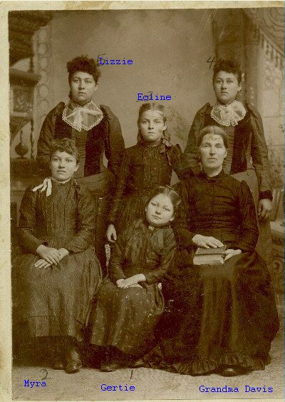 GGrandmother  Davis & 5 Girls