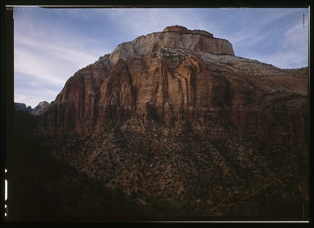 VIEW OF EAST TEMPLE FROM GALLERY NO. 1 - Zion-Mount...