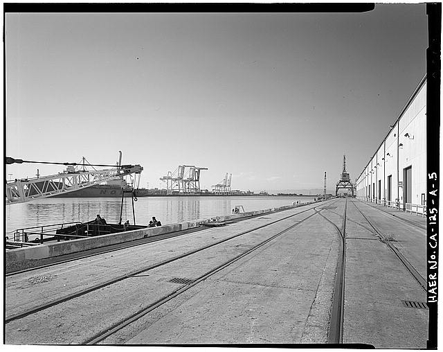 5. GENERAL VIEW SHOWING ORIGINAL SETTING AT WHARFSIDE...