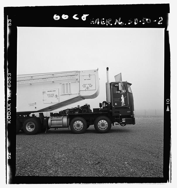 2. Missile transporter/erector, right side of cab, view...