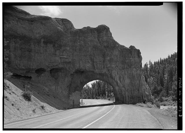 3. East portal, facing west - Red Canyon Tunnel, Through...