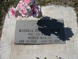 Russell Duane Blum gravesite