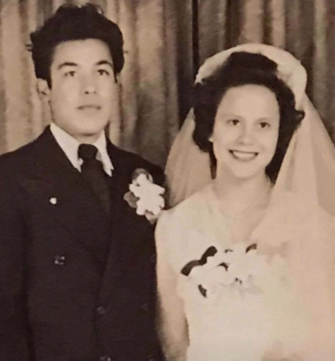 Moms wedding day.