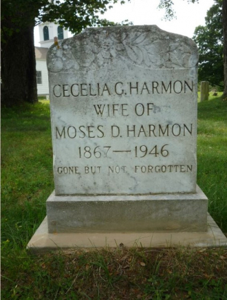 Moses Harmon & Cecelia Dunphy--gravestone