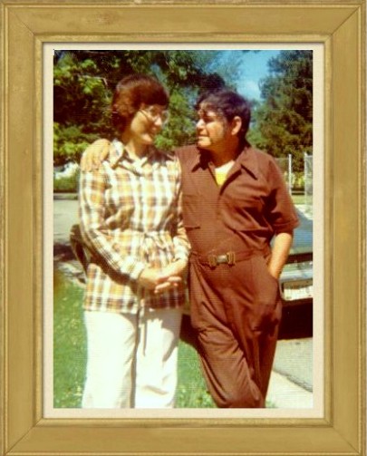 Joy with brother Bob Clark 