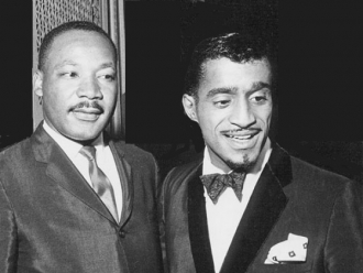Sammy Davis Jr. and Martin Luther King.