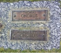 Thomas Ondrus Gravesite