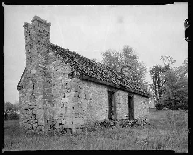 Ruined Slave Quarters, Berryville vic., Clarke County,...