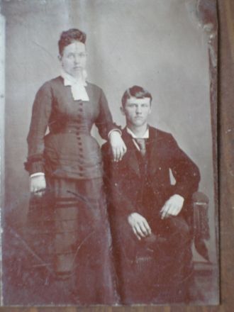 Tintype #1 Unknown Couple