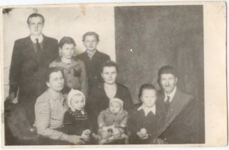 My greatgrandparents Halamka as young with their family