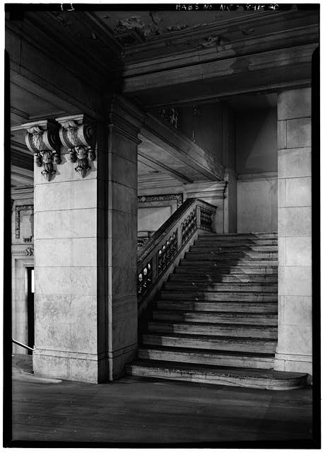 20. INTERIOR, FIRST FLOOR, SOUTHEAST CORNER, STAIRCASE -...