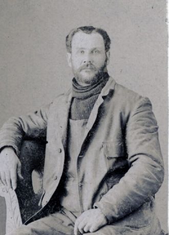 Tintype of Lincoln Ellsworth Ralya