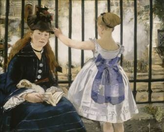 Victorine Meurent in this Railway painting
