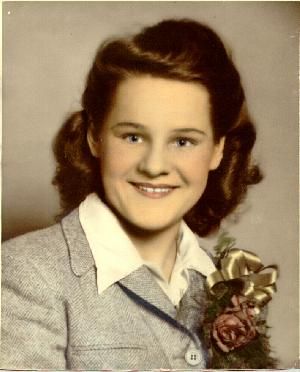 Mary Ann (Hippli) Squires, 1942