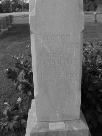 Solomon Ford gravestone