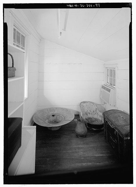 Interior view, second floor view looking south into the...