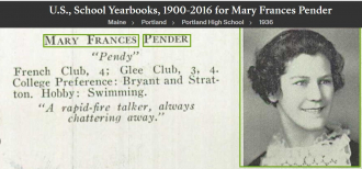 A photo of Mary Frances (Pender) McCarthy
