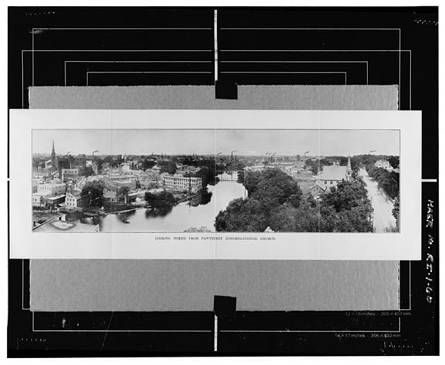 60. 'LOOKING NORTH FROM PAWTUCKET CONGREGATIONAL CHURCH.'...