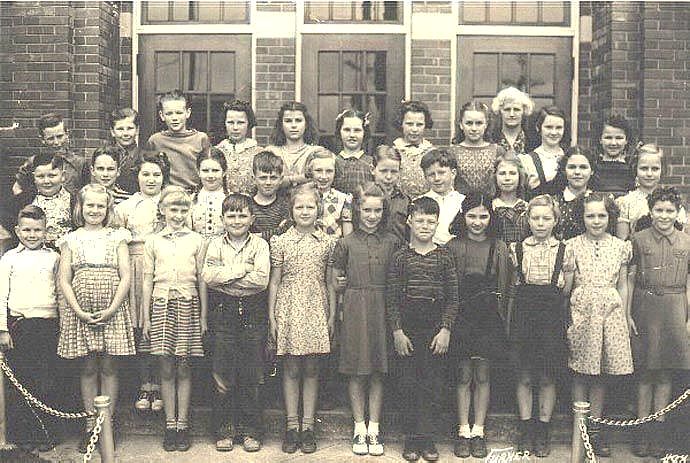 4th & 5th Grade Class At Naval Elementary School