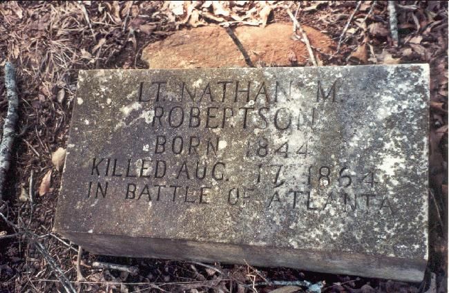 Lt. Nathan M. Robertson grave