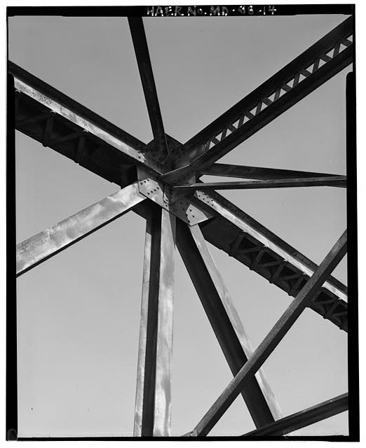 14. DETAIL, U3 JOINT, FROM BELOW AND SOUTH, SHOWING...