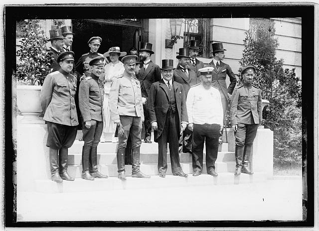 [Lt. Martynoff, Capt. Chutt, Genl. Roop, Amb. B.M....