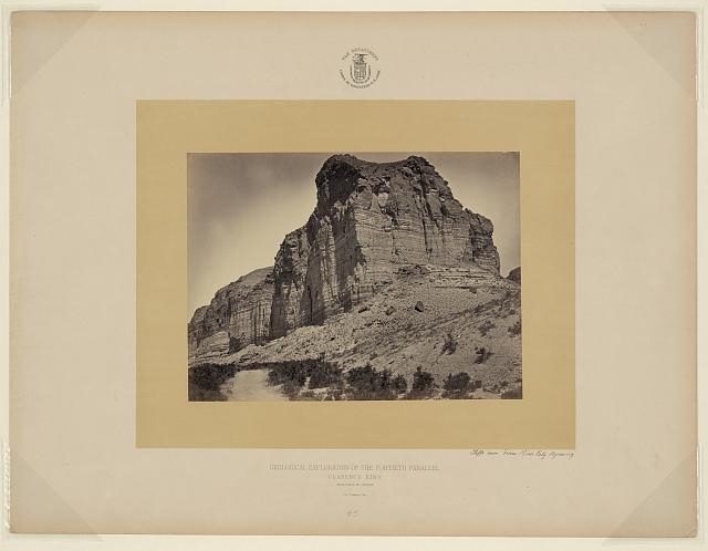 Cliffs near Green River City, Wyoming / T. H. O'Sullivan,...