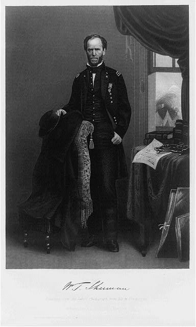 [William Tecumseh Sherman, full-length portrait, facing...