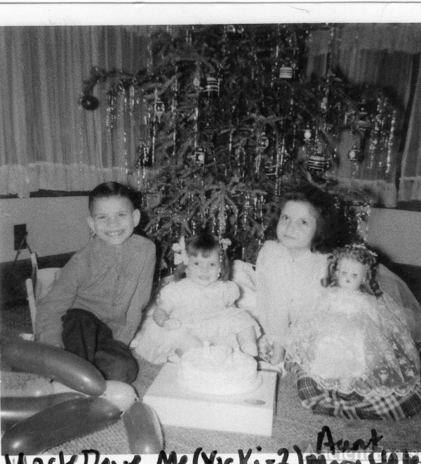 David, Catherine, & Mary Lane, 1958