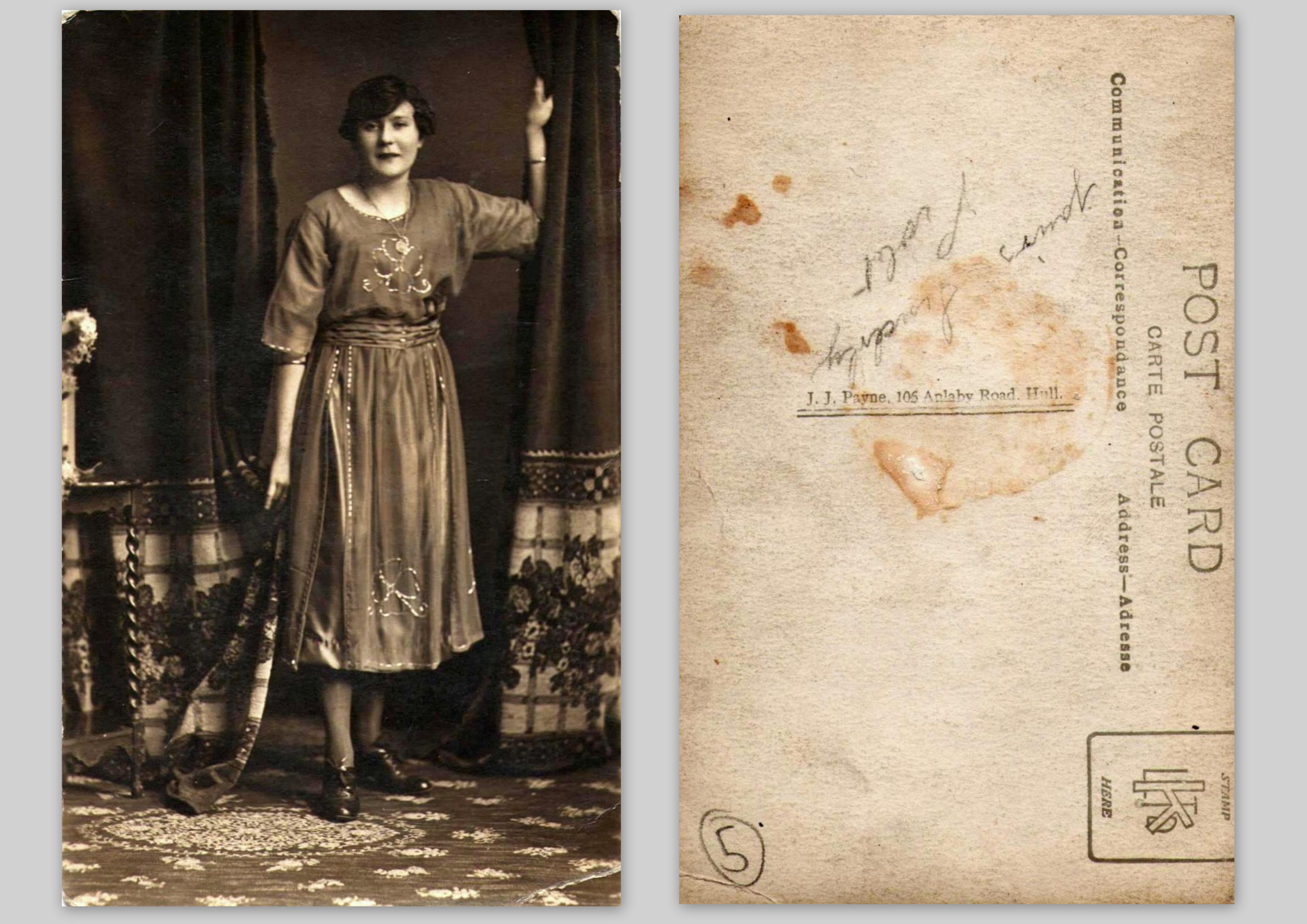 Violet (Leveson) Coultish (with Back)