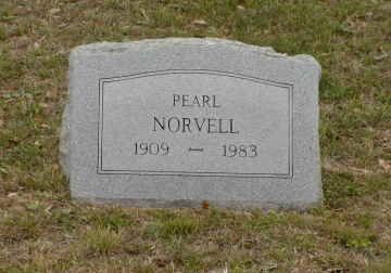 Pearl Gossett Norvell's Headstone