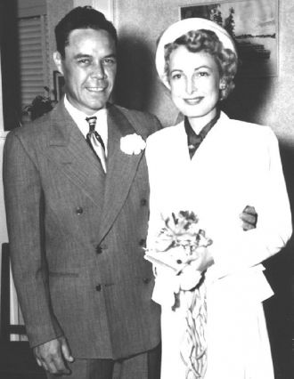 William Edward Riley and Bride, Minnie Lee