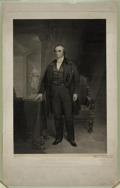 Daniel Webster / painted by Chester Harding ; engraved by...