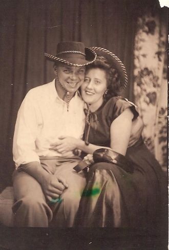 Clayton & Millie (Hunt) Stockman, Ohio 1950