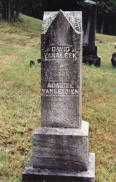 David Van Kleeck gravesite