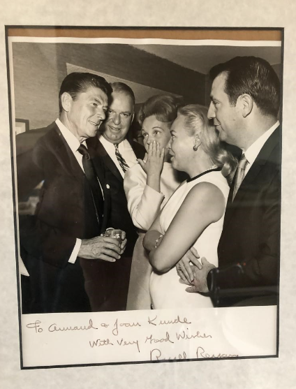 Armand & Joan with Ronal Reagan