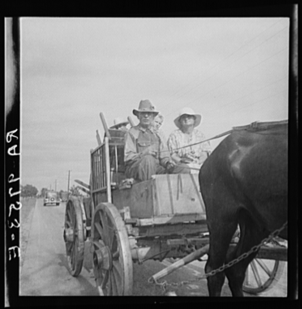 Moving day on the Delta cotton lands. Arkansas
