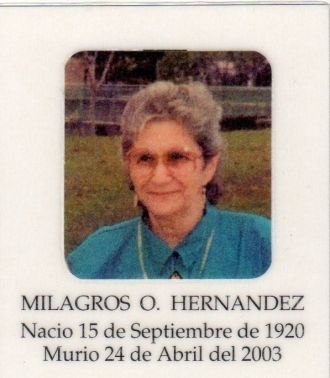 Milagros Oztolaza Hernandez