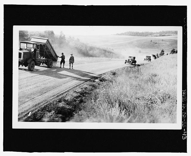 43. 1932 Highway construction, Bureau of Public Roads. -...