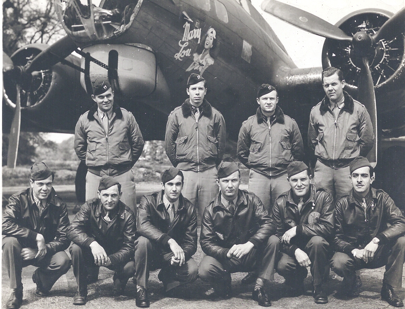 B-17 Crew of Mary Lou, 1943
