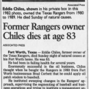 Eddie Chiles Obituary